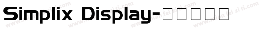 Simplix Display字体转换